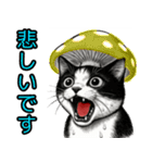 猫の叫び♡秋【日常挨拶】（個別スタンプ：31）