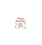 超ちっちゃい♡北欧風おもちとシマエナガ（個別スタンプ：27）