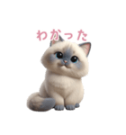 【日本語】 ラグドール スタンプ 2（個別スタンプ：7）