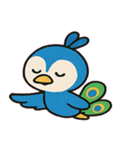 見てくるクジャクの圧便@SFW（個別スタンプ：9）