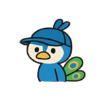 見てくるクジャクの圧便@SFW（個別スタンプ：10）