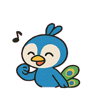 見てくるクジャクの圧便@SFW（個別スタンプ：13）