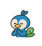 見てくるクジャクの圧便@SFW（個別スタンプ：14）