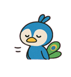 見てくるクジャクの圧便@SFW（個別スタンプ：16）