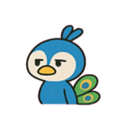 見てくるクジャクの圧便@SFW（個別スタンプ：18）