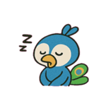 見てくるクジャクの圧便@SFW（個別スタンプ：19）