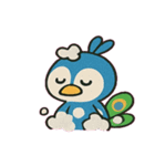 見てくるクジャクの圧便@SFW（個別スタンプ：21）