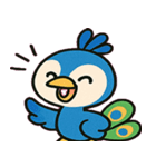 見てくるクジャクの圧便@SFW（個別スタンプ：22）