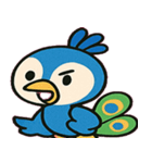 見てくるクジャクの圧便@SFW（個別スタンプ：23）