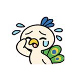 ドヤりクジャクのごきげん便@SFW（個別スタンプ：1）