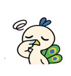 ドヤりクジャクのごきげん便@SFW（個別スタンプ：2）