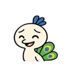 ドヤりクジャクのごきげん便@SFW（個別スタンプ：9）