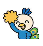ドヤりクジャクのごきげん便@SFW（個別スタンプ：16）