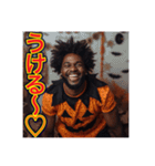※キャンディより俺を狙え！黒人ハロウィン（個別スタンプ：24）