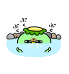かっぱのやさぐれ（個別スタンプ：3）