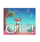 ウィペットがいっぱい（個別スタンプ：3）