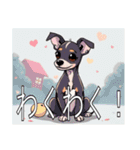 ウィペットがいっぱい（個別スタンプ：8）