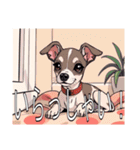 ウィペットがいっぱい（個別スタンプ：21）