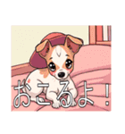 ウィペットがいっぱい（個別スタンプ：35）