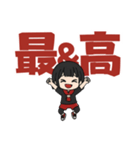 オタクなライブキッズの毎日│女の子（個別スタンプ：1）