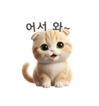 【韓国語】 スコティッシュ スタンプ 1（個別スタンプ：9）