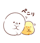 もふピヨ(2)（個別スタンプ：14）