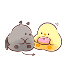 もふピヨ(2)（個別スタンプ：23）