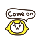 【英語】ねこレモンとライム（個別スタンプ：8）