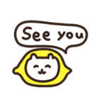 【英語】ねこレモンとライム（個別スタンプ：30）