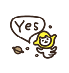 【英語】ねこレモンとライム（個別スタンプ：33）
