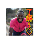 【サイクリング】が大好きな♡ゲイの黒人（個別スタンプ：29）