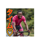 【サイクリング】が大好きな♡ゲイの黒人（個別スタンプ：35）