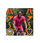 【サイクリング】が大好きな♡ゲイの黒人（個別スタンプ：36）