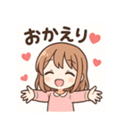 ゆるかわ女の子の日常スタンプセット（個別スタンプ：9）