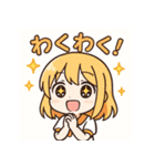 ゆるかわ女の子の日常スタンプセット（個別スタンプ：21）