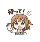 ゆるかわ女の子の日常スタンプセット（個別スタンプ：34）