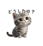 【日本語】 アメリカンショートヘア 1（個別スタンプ：15）