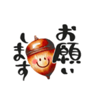 秋の挨拶♡シンプル♡デカ筆文字（個別スタンプ：12）