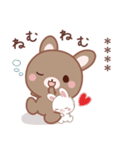 彼女用♡ラブうさ♡ちびぐるみスタンプ（個別スタンプ：12）