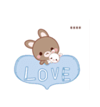 彼女用♡ラブうさ♡ちびぐるみスタンプ（個別スタンプ：23）