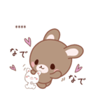 彼女用♡ラブうさ♡ちびぐるみスタンプ（個別スタンプ：28）