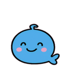 のんびりクジラのふわっと便@SFW（個別スタンプ：1）