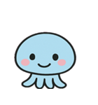 くらげのふわふわ無気力便@SFW（個別スタンプ：3）