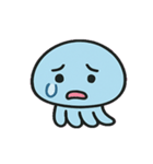 くらげのふわふわ無気力便@SFW（個別スタンプ：10）