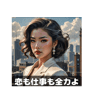 昭和バブルお姉さん〜恋も仕事も全力〜（個別スタンプ：36）