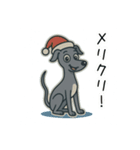 たまに二足歩行になるイタグレ part2（個別スタンプ：25）