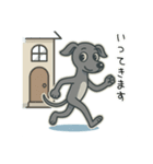 たまに二足歩行になるイタグレ part2（個別スタンプ：31）