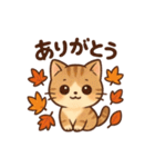秋色ねこ♥トークスタンプ（個別スタンプ：5）