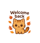 秋色ねこ♥トークスタンプ（個別スタンプ：11）