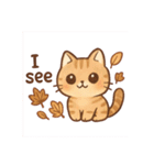 秋色ねこ♥トークスタンプ（個別スタンプ：13）